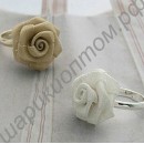 Кольцо Quaint Texture Gauze Rose Ring